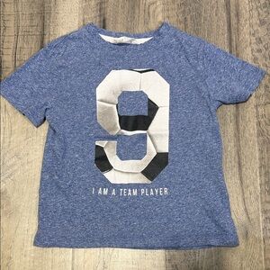 H&M Blue Team Player Tee with Number 9